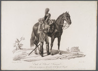 TvB G 5148
<br/>
Ruiter zadelt zijn paard (serie paarden studies)
<br/>
<em>Coqueret, Pierre Charles</em>